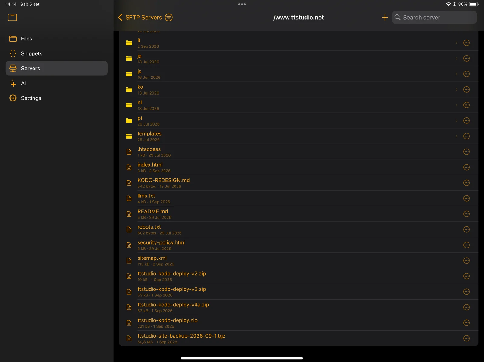Remote files